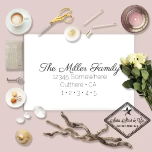 Envelope Template Modern Calligraphy | Contemporary Any Occassion | INSTANT DOWNLOAD | PDF